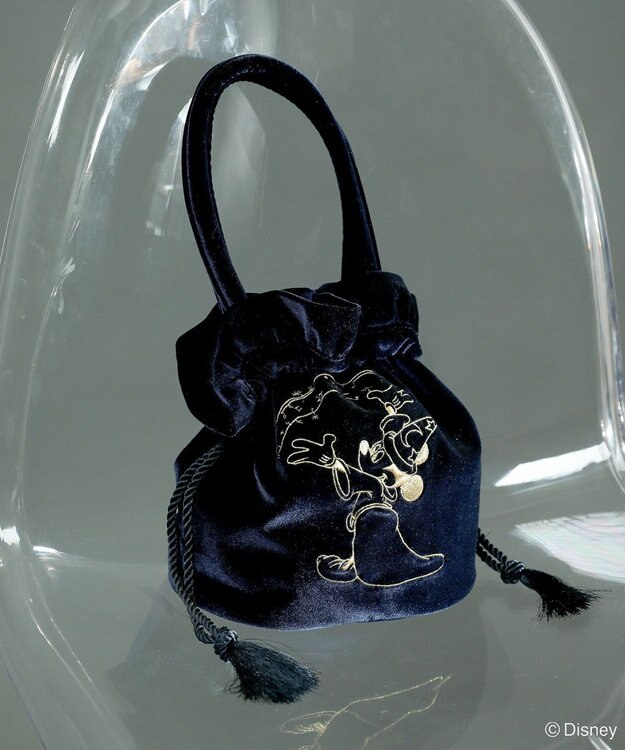 Green Parks ＦＡＮＴＡＳＩＡ／刺繍ベロアミニバッグ