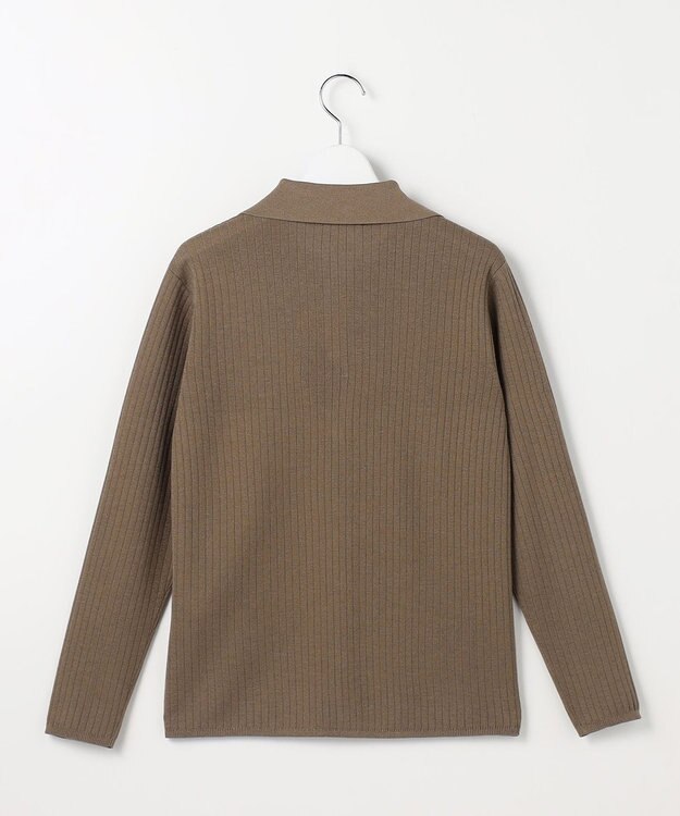 自由区 【アンサンブル対応】シアーシルクミックス カーディガン ブロンズ