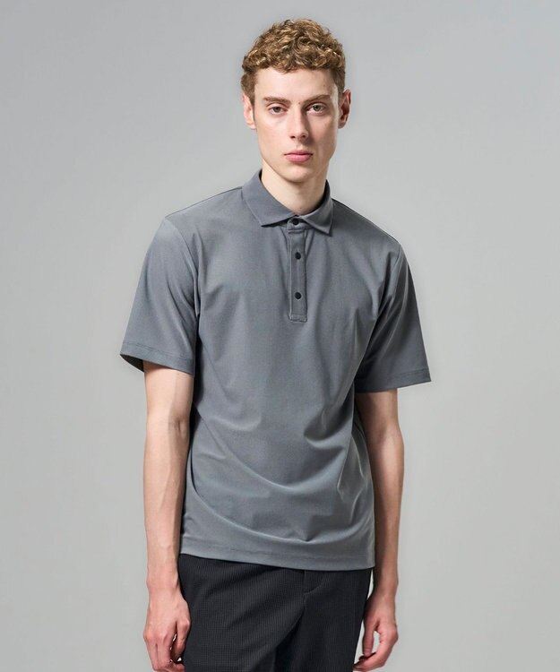 JOSEPH HOMME 【新色追加】【抜群の通気性/360度ストレッチ】エアトールストレッチ ポロシャツ ＜新色＞ライトグレー系