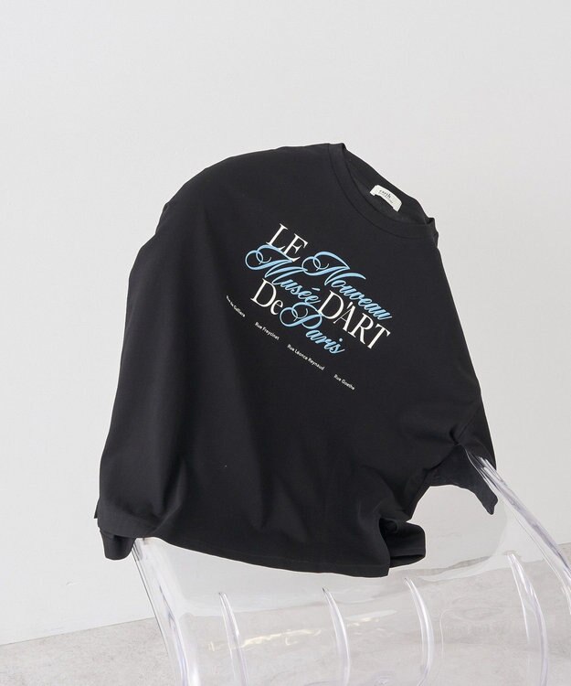 earth music&ecology Ｌｅ　ｎｏｕｖｅａｕスリットＴ Black