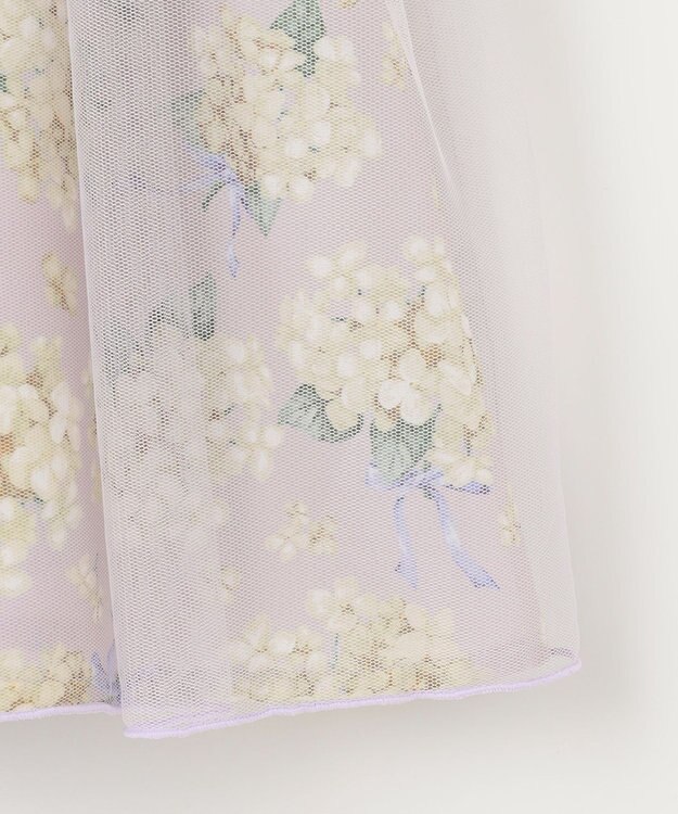 ANY KIDS アジサイ ワンピース ラベンダー系