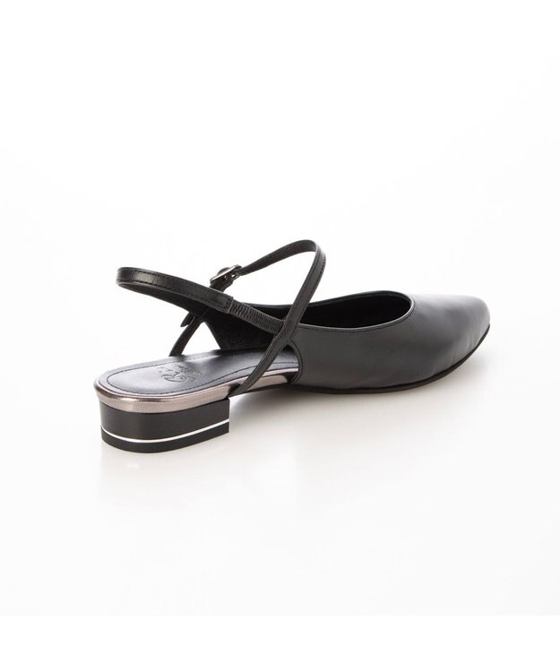 Riz raffinee バックストラップパンプス ブラック