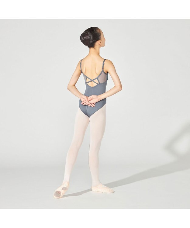 Chacott キャミソールレオタード アッシュグレー