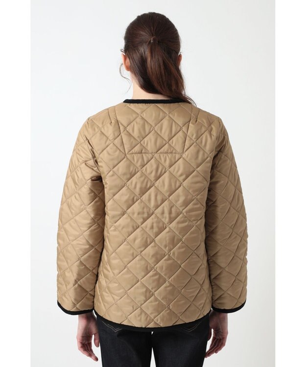 DAKS DAKS×LAVENHAM ノーカラージャケット ベージュ