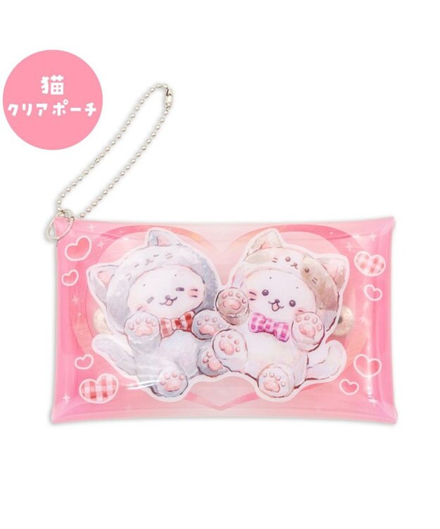 Mother garden しろたん クリアポーチ 《猫》 単品 猫