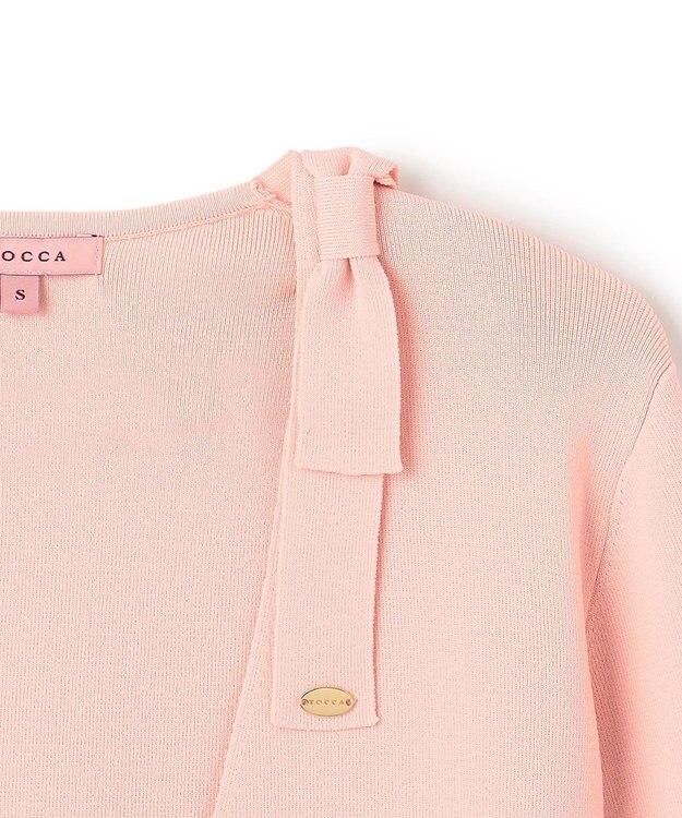 TOCCA 【洗える・接触冷感】BOW KNOT KNIT ボレロ ピンク系