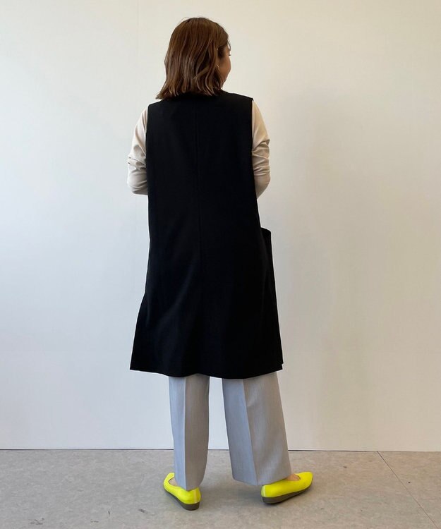 UNFILO L イージーパンツ ストレート ライトグレー系