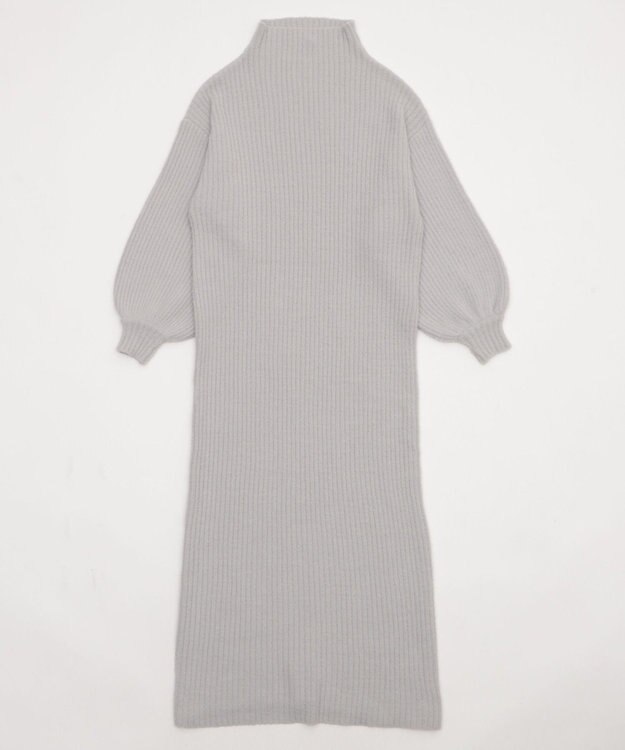 WEGO 【WEB限定/2025年秋冬新作】ニットワンピース グレー