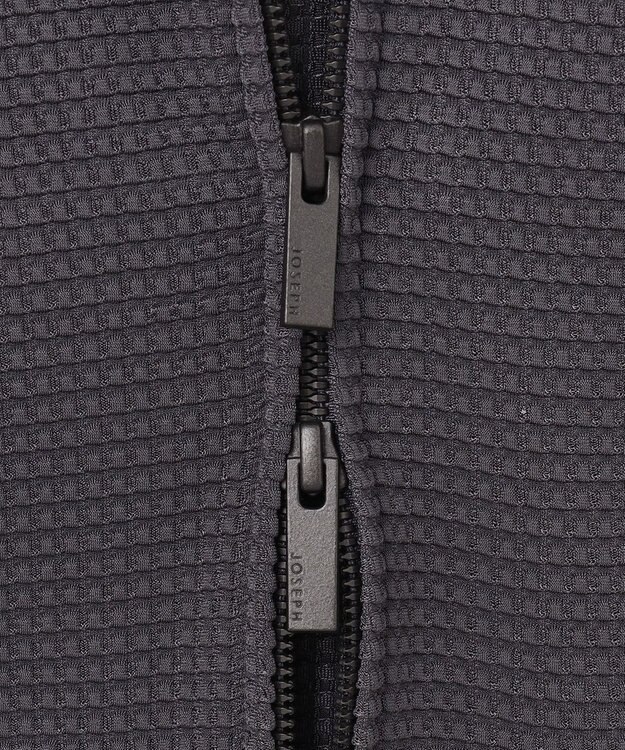 JOSEPH HOMME 【LEON 掲載】＜オリジナル素材＞ ライトタックジャージー ジップアップブルゾン グレー系