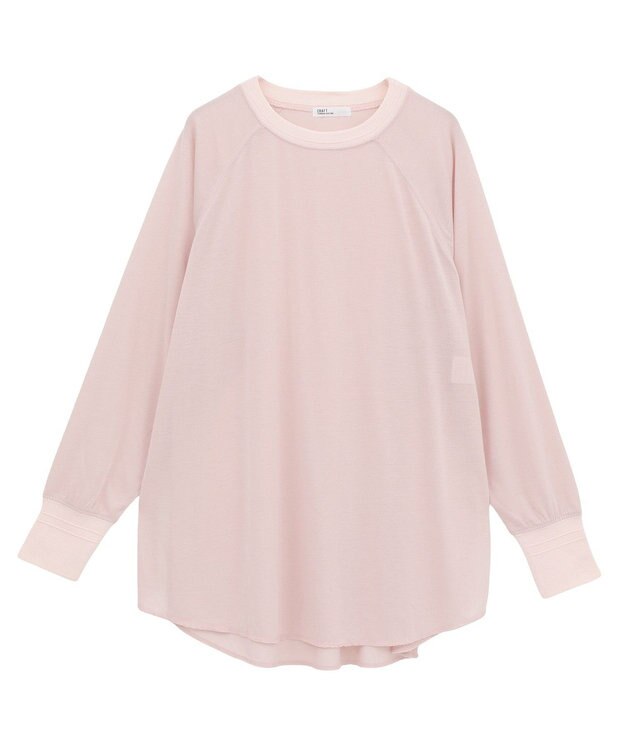 CRAFT STANDARD BOUTIQUE リブ切替ラグランチュニック Pink