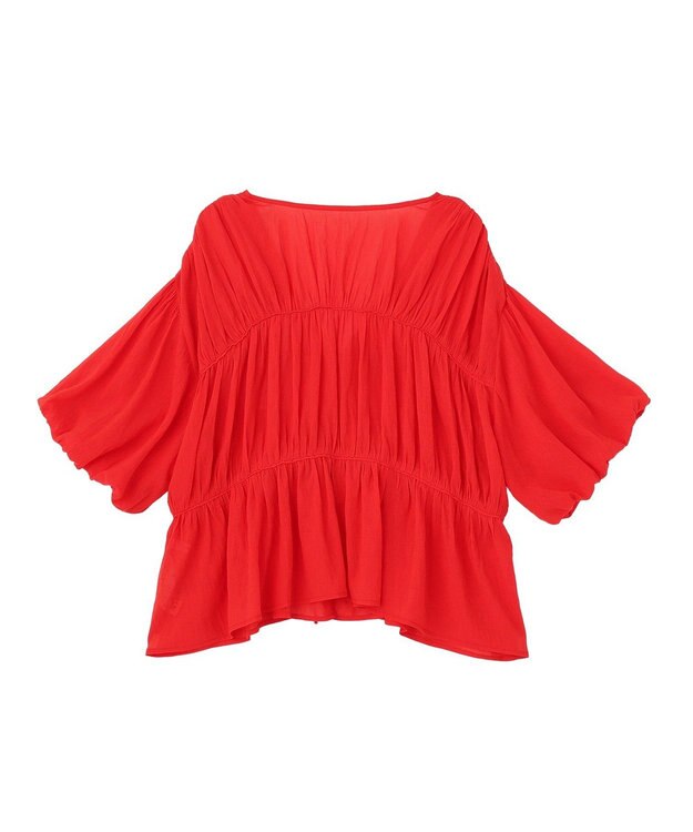 AMERICAN HOLIC フロントリボンブラウス Red