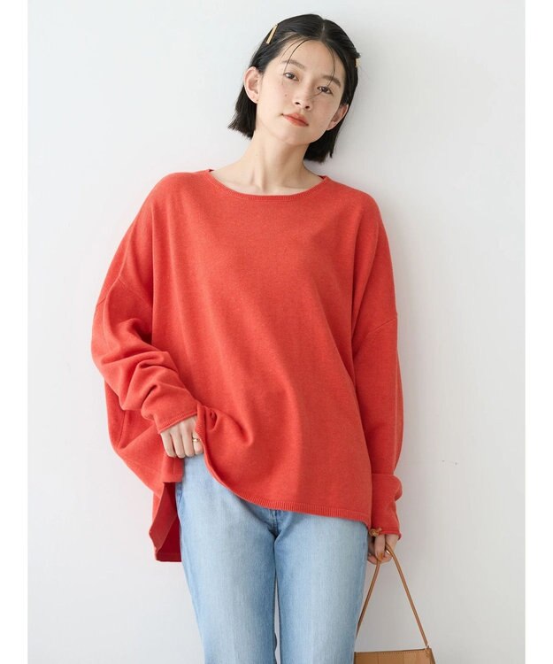 AMERICAN HOLIC ＢＩＧニットプルオーバー Red