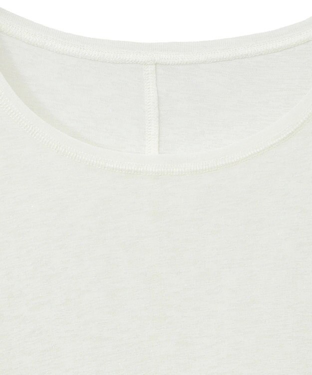 earth music&ecology ラメシアースリーブプルオーバー Light Yellow