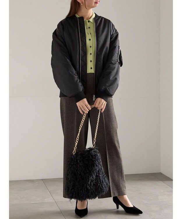 Te chichi MA-1ブルゾン ブラック