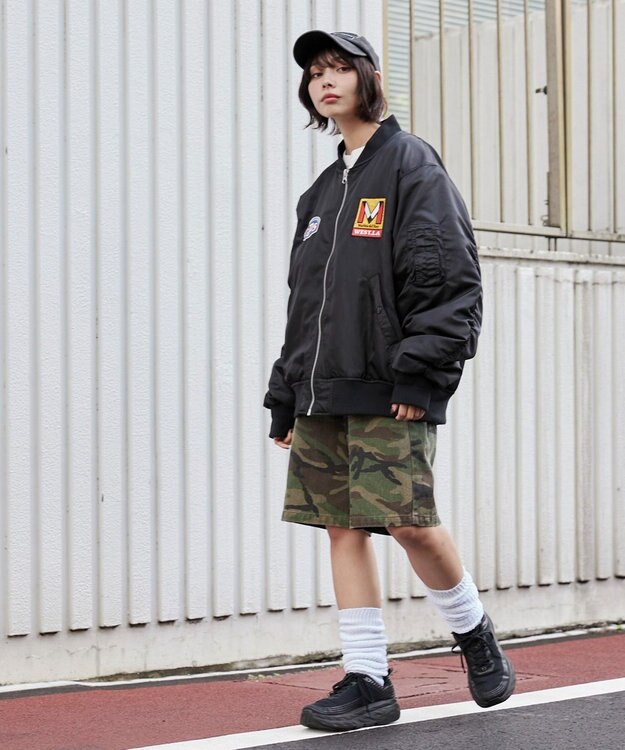 WEGO 【ユニセックス着用ITEM】パテッドワッペンMA－1 ブラック