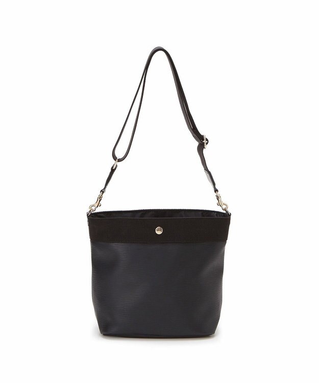 TOPKAPI 【Breath TOPKAPI】RIPPLE リプル ファスナー付 ショルダーバッグ ブラック