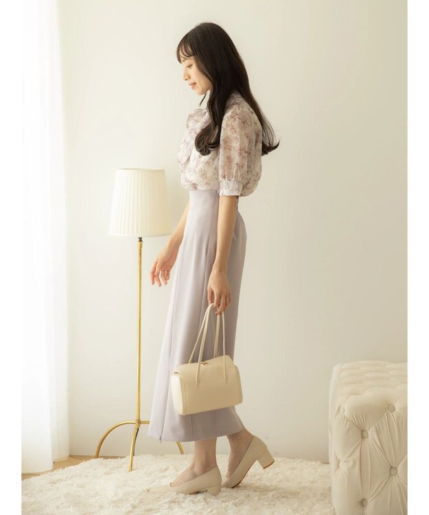 earth music&ecology ファスナースリットスカート Pink