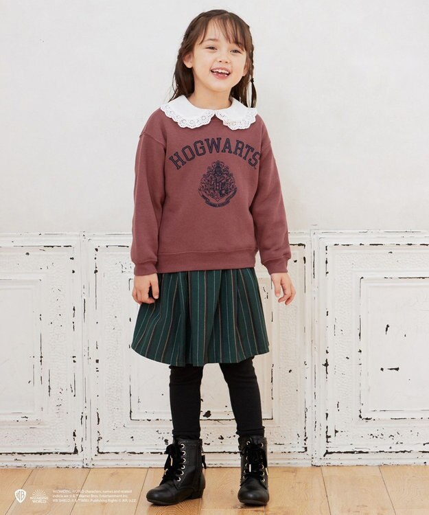 ANY KIDS ストライプスカッツ グリーン系ストライプ