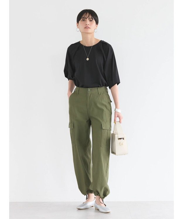 AMERICAN HOLIC パフスリーブカットプルオーバー Black