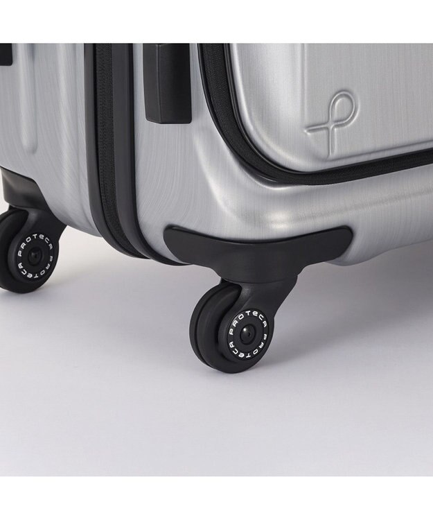 ACE BAGS & LUGGAGE Proteca フレスターEX スーツケース 日本製 76/89L エキスパンド フロントオープン 01553 プロテカ シルバーヘアライン