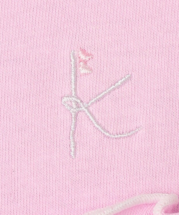 組曲 KIDS 【110-140㎝】ティアードフラワー チュニック ピンク