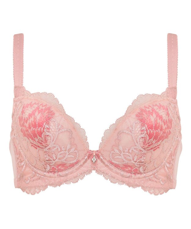 BRADELIS New York 【BRADELIS New York/ 育乳補整ブラ・STEP2 寄せる】ナオミステップ2ブラ25A1 補正下着 ブラジャー 谷間メイク シェルピンク