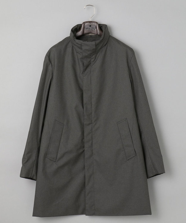 GOTAIRIKU 【帝人】SOLOTEXラミネートスタンドカラー コート グレー系