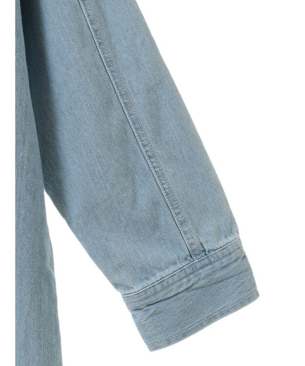 CRAFT STANDARD BOUTIQUE デニムパールボタンワンピース Sax