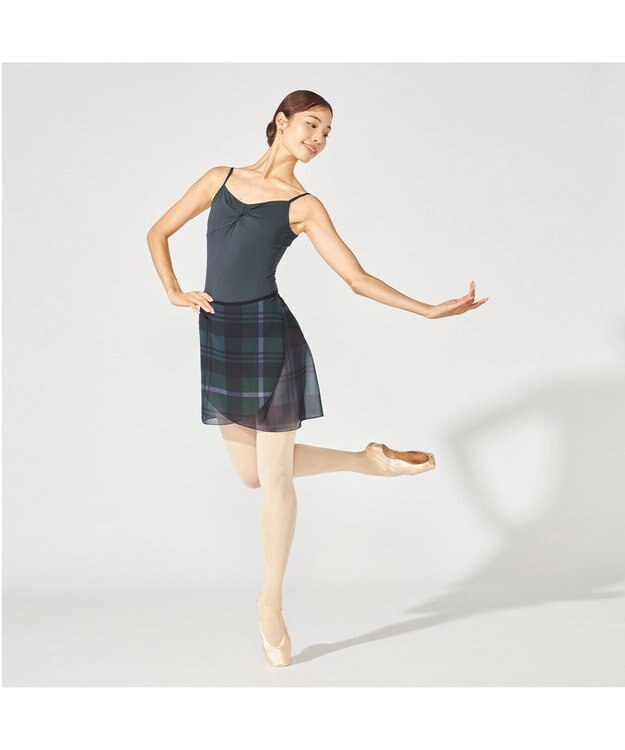 Chacott 巻きスカート コバルトブループリント