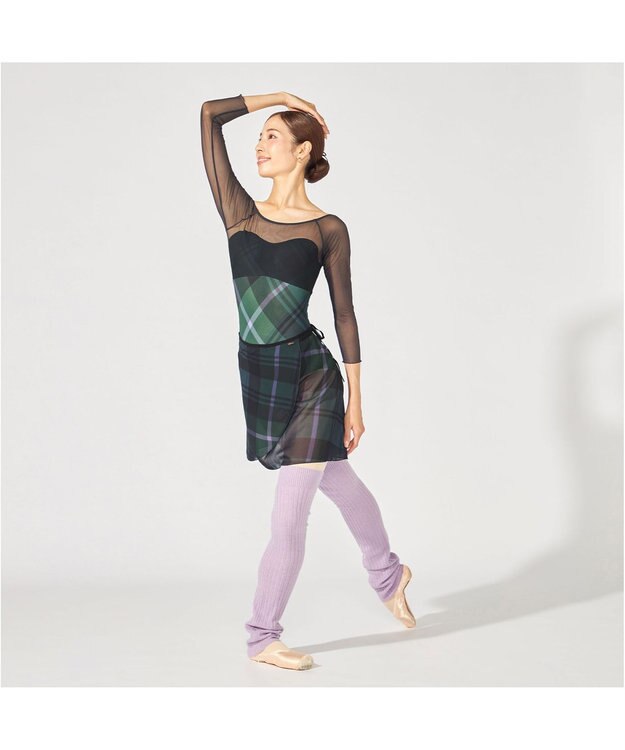 Chacott 巻きスカート コバルトブループリント