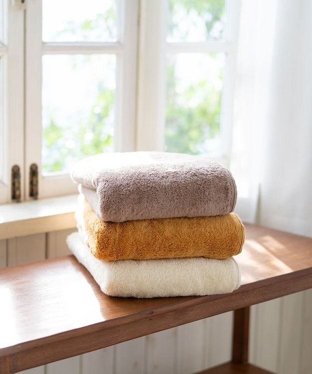 UCHINO しあわせタオル バスタオル ハニー(イエロー)