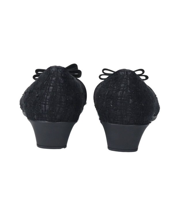 Bridget Birkin ＜3E＞【Bridget Birkin Walk】リボンウォーキングパンプス ブラック雑材