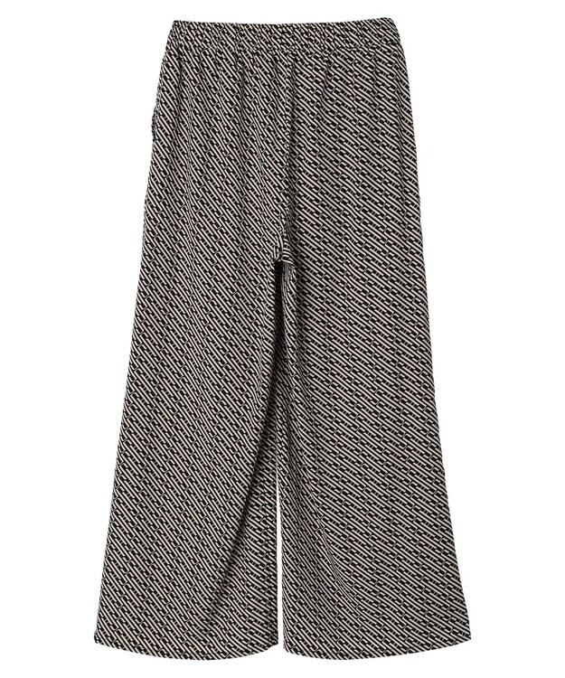 Green Parks ・ｆｕｒｒｙ　ｒａｔｅ　キカガクガラギャザーパンツ Ivory