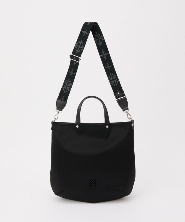 russet 《WEB限定》クラウズナイロン2wayトートバッグ(CE-1501-WEB) Black