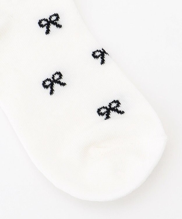 ANY KIDS 【3点セット】ソックス （クマ×リボン） ブラック