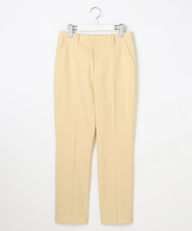 J.PRESS LADIES 【セットアップ対応・洗える・撥水】コットンFITTY テーパード パンツ 【WEB限定】イエロー系
