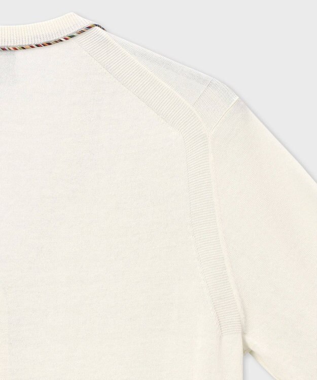 Paul Smith パイピングストライプ カーディガン オフホワイト