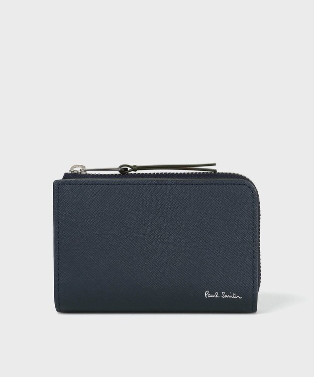 Paul Smith ブライトストライププラー コイン＆キーケース ネイビー