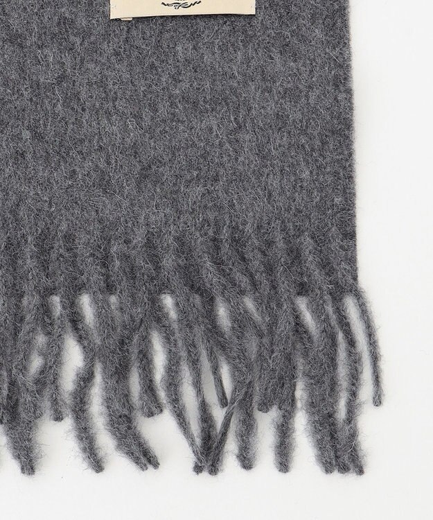 J.PRESS MEN ソリッド マフラー ライトグレー系