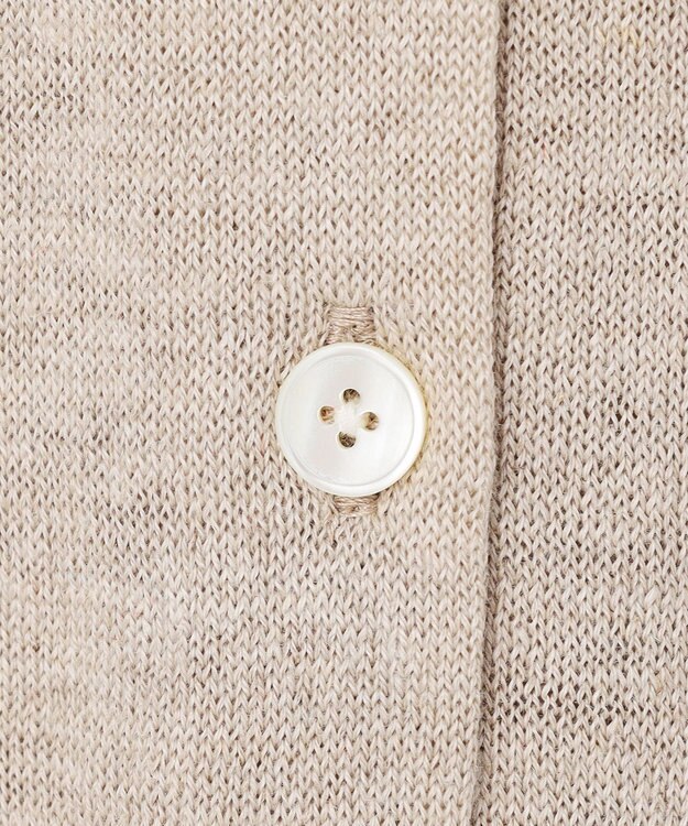 23区 【先行予約】ピュアリネンハイゲージ カーディガン ベージュ系