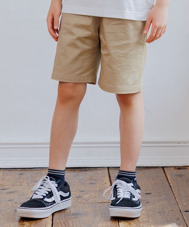 J.PRESS KIDS  【140-170cm】コットンツイルショートパンツ ベージュ