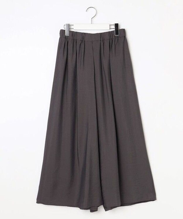 自由区 S 【カタログ掲載・ご好評アイテム・累計2500本・新色追加・ウエストゴム・セットアップ対応】エアリーツイルキュロット パンツ バーント