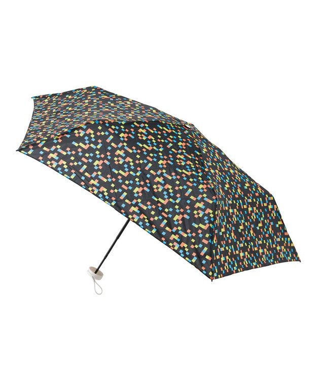 MOONBAT 【超コンパクト/晴雨兼用】Miracle Tech(ミラクルテック) 折りたたみ傘 コンパクト モザイク ブラック