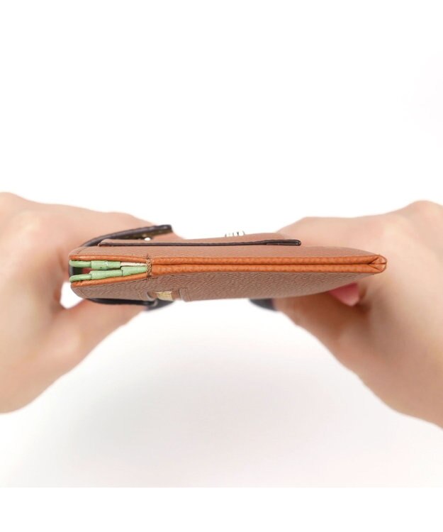 PELLE BORSA スリムウォレット French Calf Goods 3303 キャメル