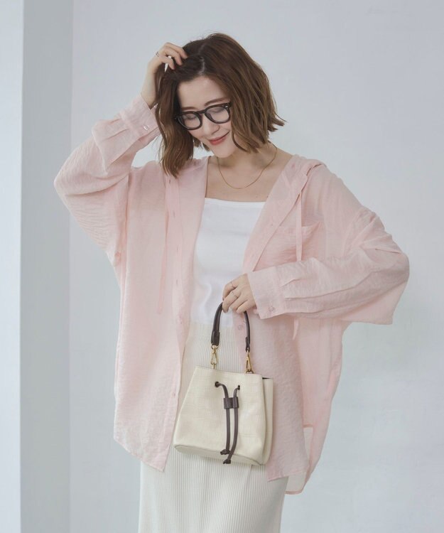 WEGO 【カップ付き】接触冷感なちゅ盛れ2WAYカップインキャミ ホワイト