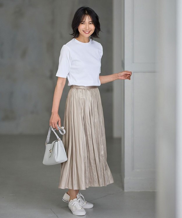 ANY L 【UVケア】マルチファンクションベーシックTシャツ オフ