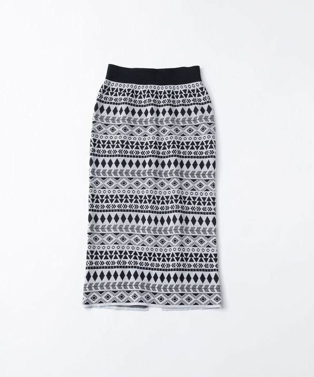 TRIBAL PATTERN SKIRT / トライバル パターン スカート / TRICOTE