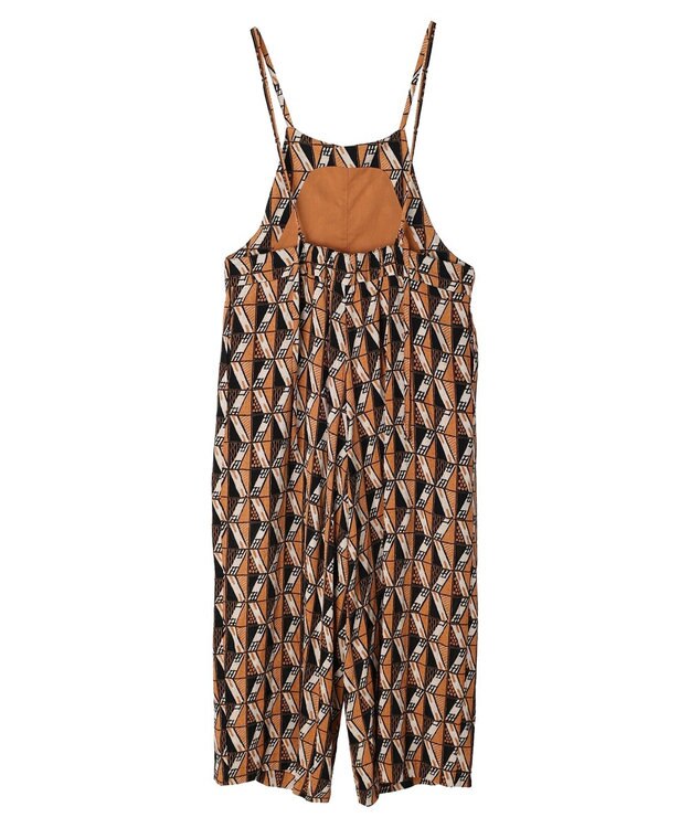 Green Parks ＫＢＦ　アフリカ柄サロペット Camel