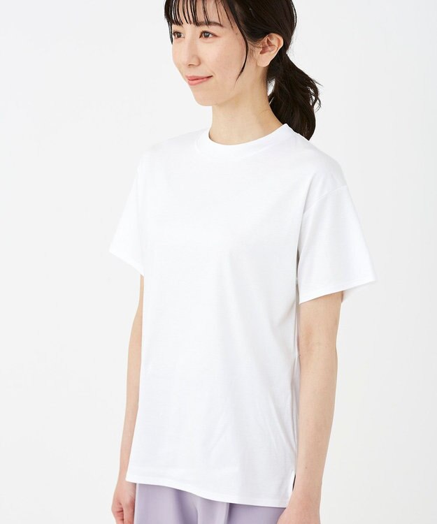 KASHIYAMA 【抗菌消臭】クレンゼ Teeシャツ ホワイト