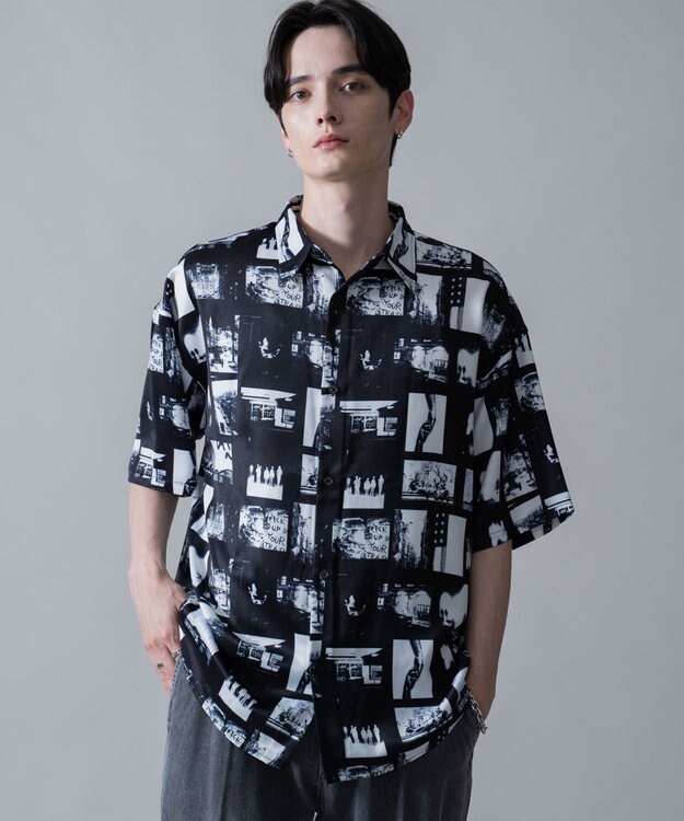 WEGO アムンゼンパターンBIGシャツ（SS） 柄2